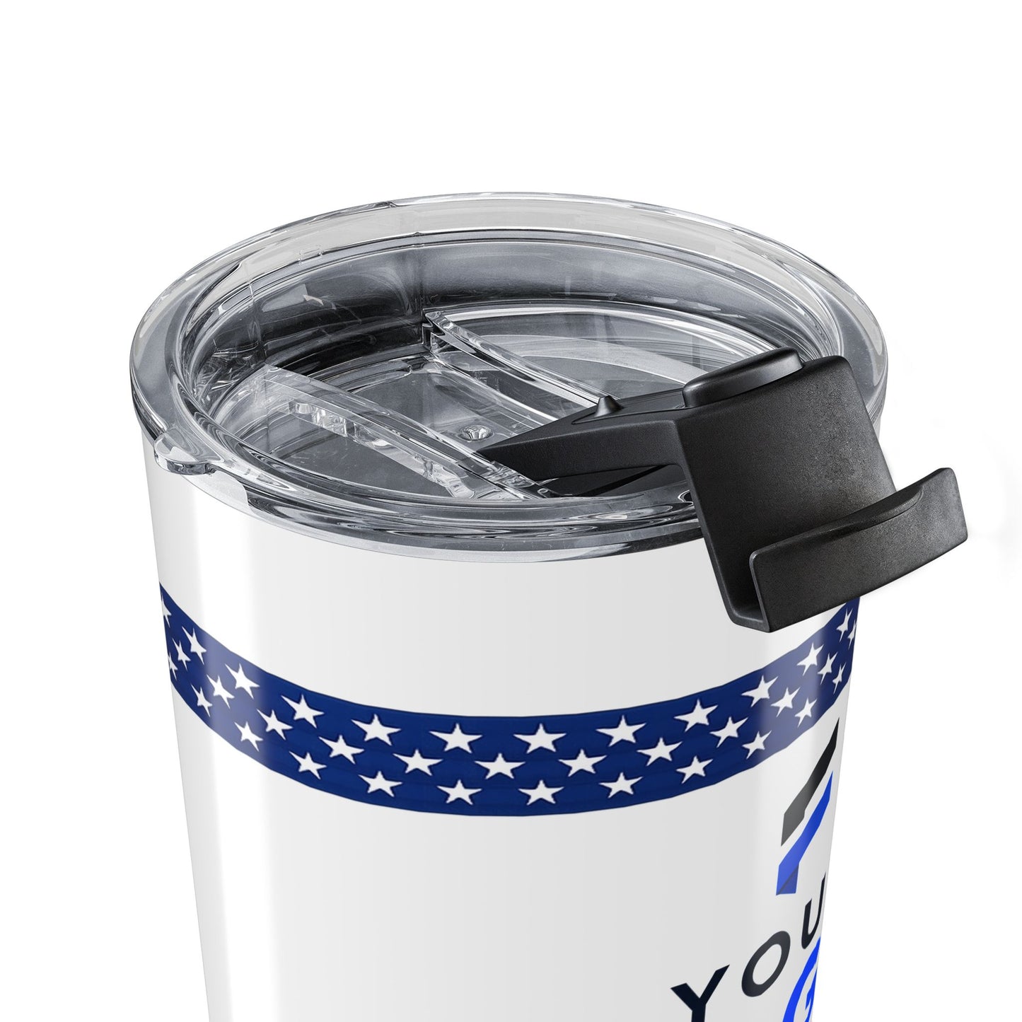 Custom Logo Patriotic Tumblers – Bulk American Flag Travel Mugs