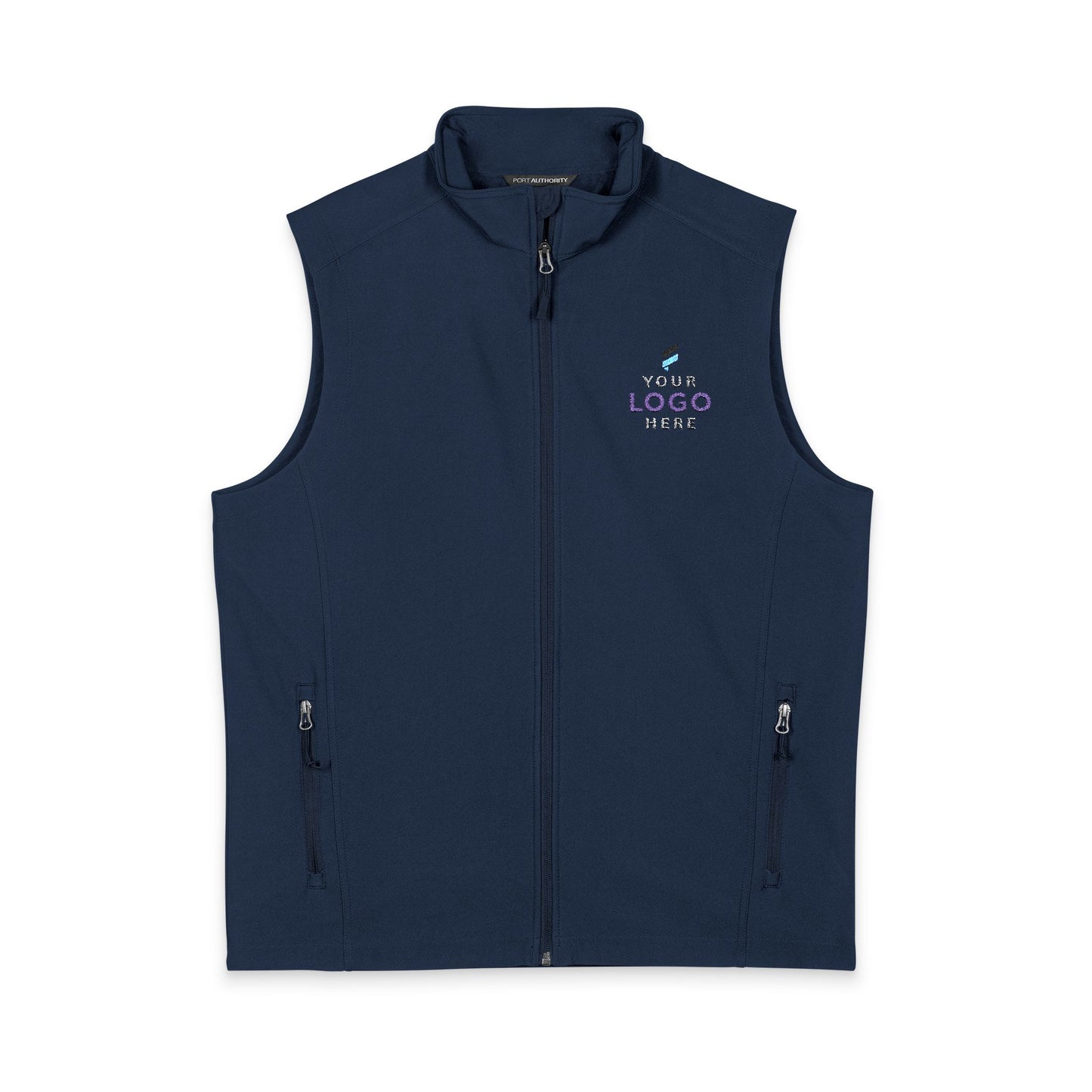 Custom Embroidered Logo Soft Shell Vests – Corporate