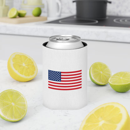 Custom Logo Can Coolers – Bulk American Flag Koozies