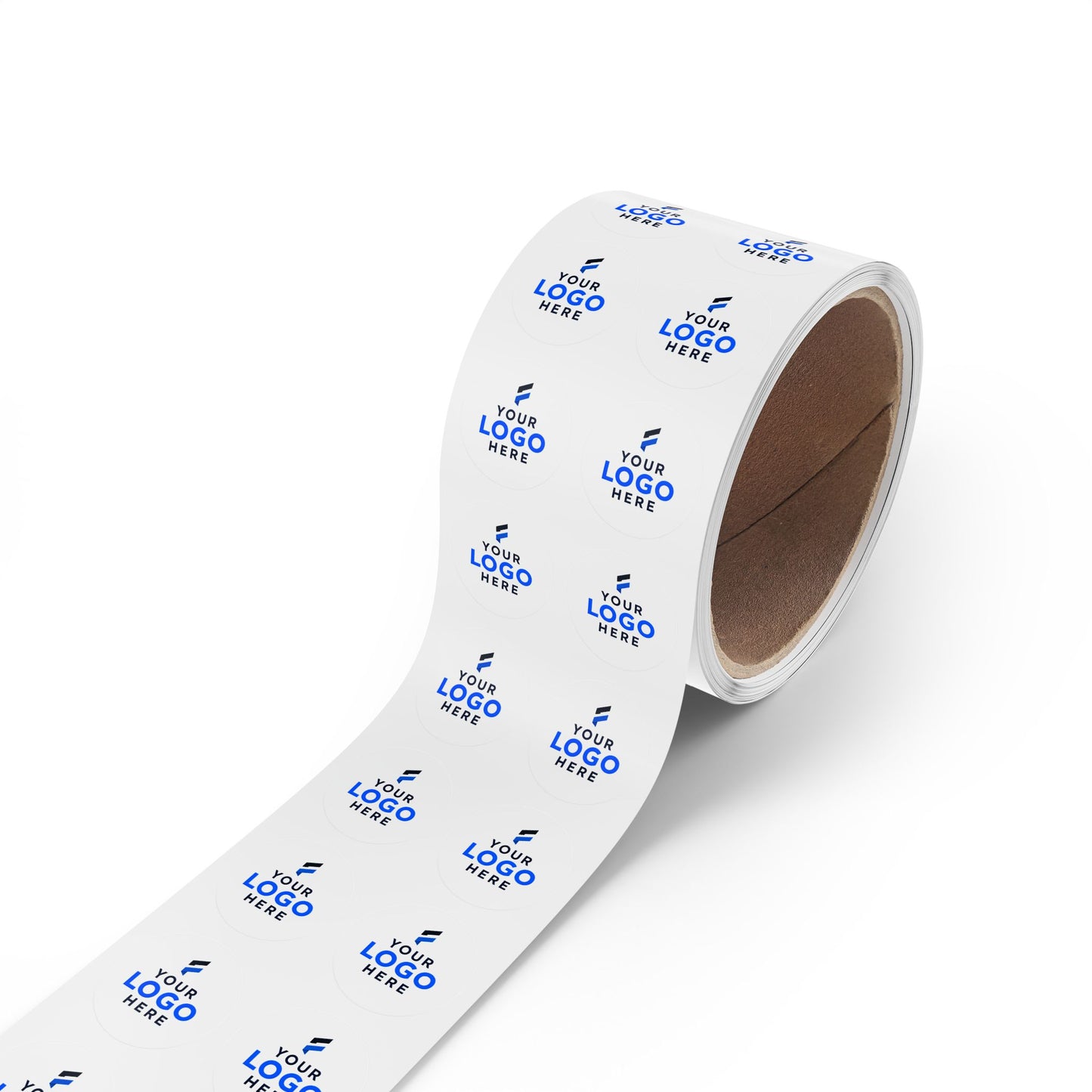 Custom Round Logo Label Stickers – Personalized Roll Stickers for Packaging & Branding