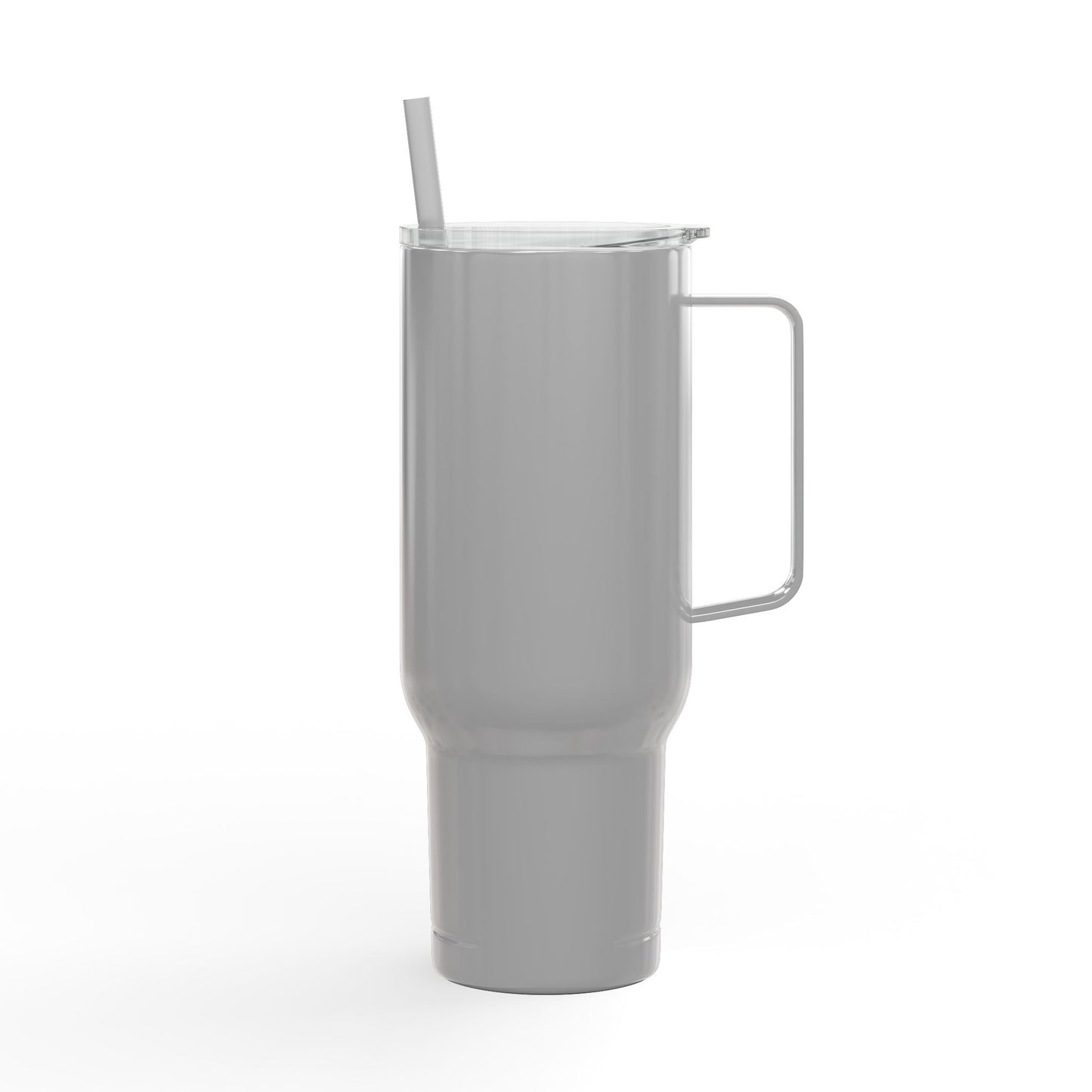 Custom Logo Tumblers with Handle & Straw – Bulk Engraved