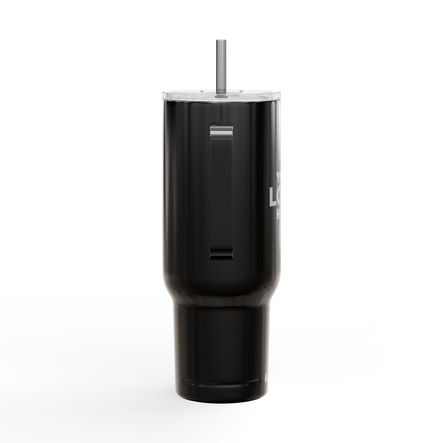 Custom Logo Tumblers with Handle & Straw – Bulk Engraved