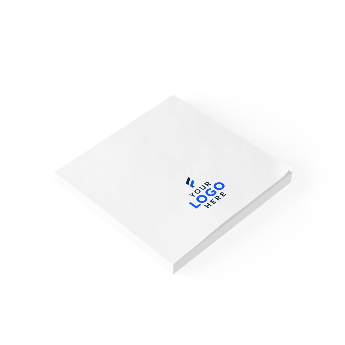 Post-it Note Pad printed with a company logo for corporate branding