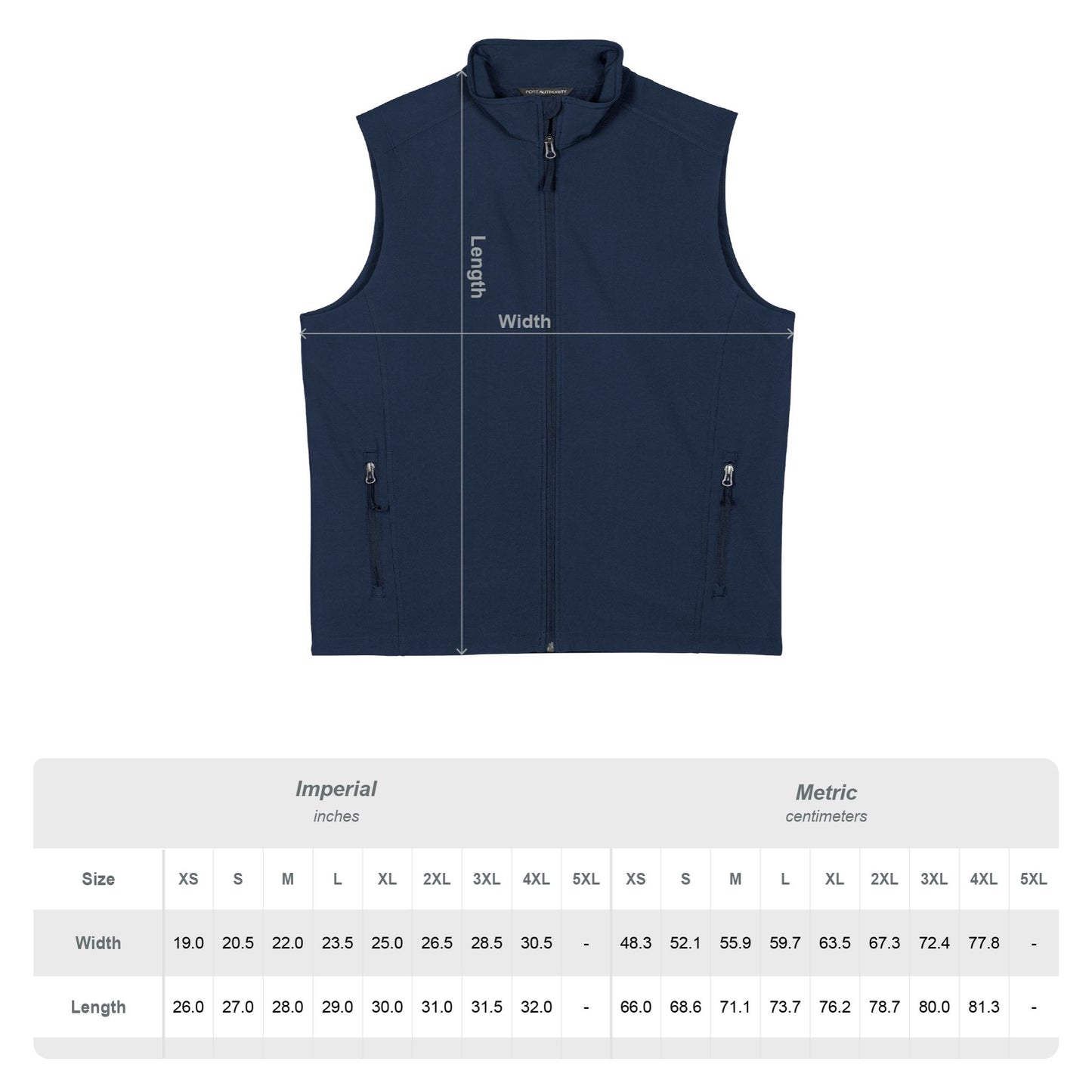 Custom Embroidered Logo Soft Shell Vests – Corporate
