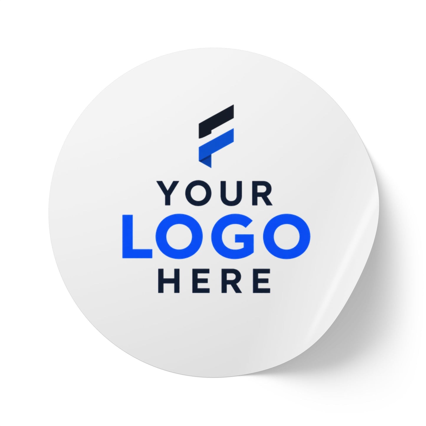 Custom Round Logo Label Stickers – Personalized Roll Stickers for Packaging & Branding