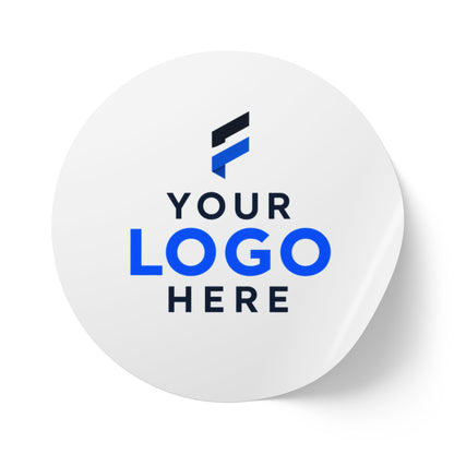 Custom Round Logo Label Stickers – Personalized Roll Stickers for Packaging & Branding