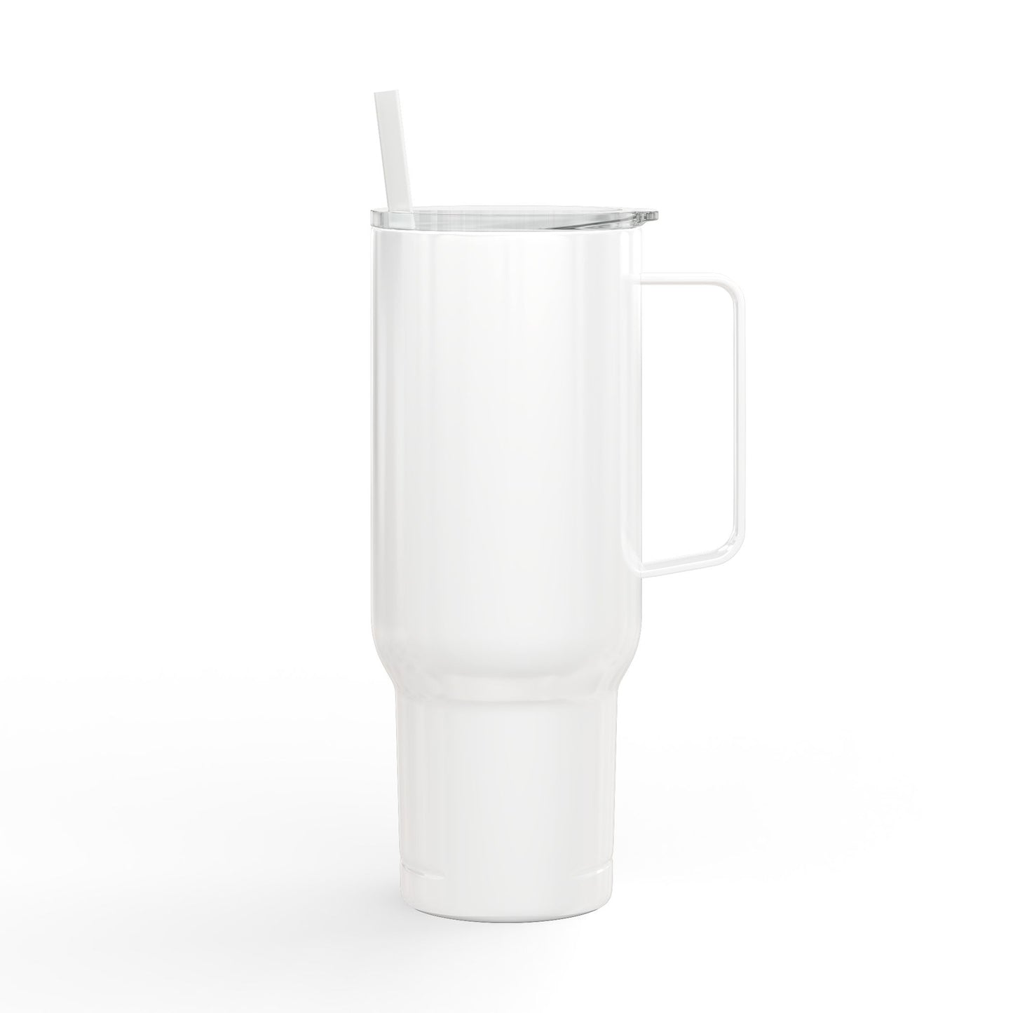 Custom Logo Tumblers with Handle & Straw – Bulk Engraved