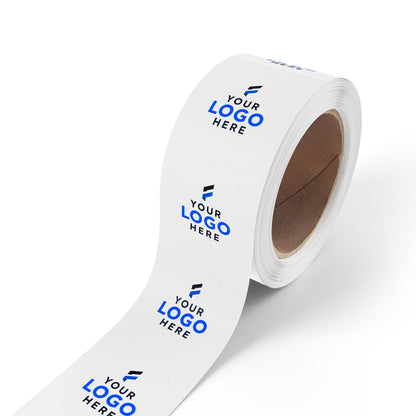 Custom Round Logo Label Stickers – Personalized Roll Stickers for Packaging & Branding