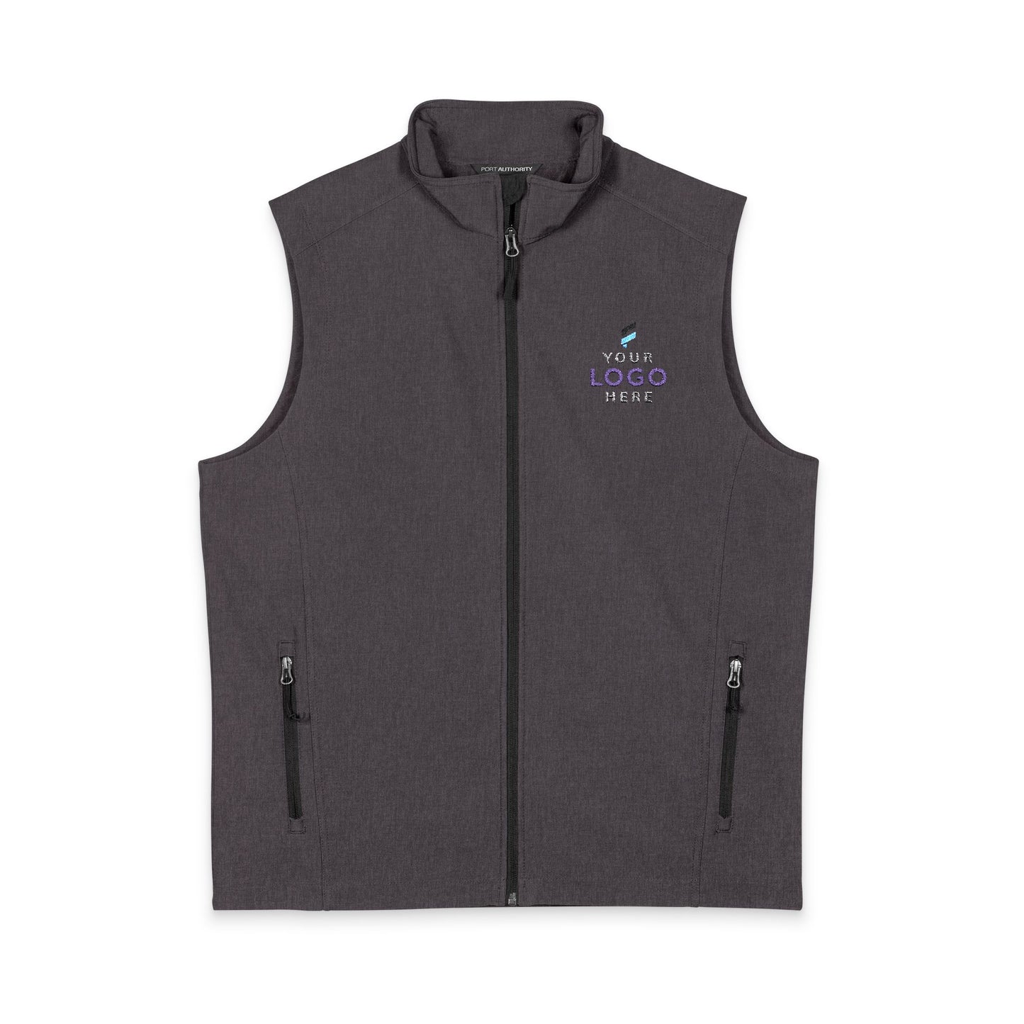 Custom Embroidered Logo Soft Shell Vests – Corporate