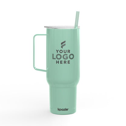 Custom Logo Tumblers with Handle & Straw – Bulk Engraved
