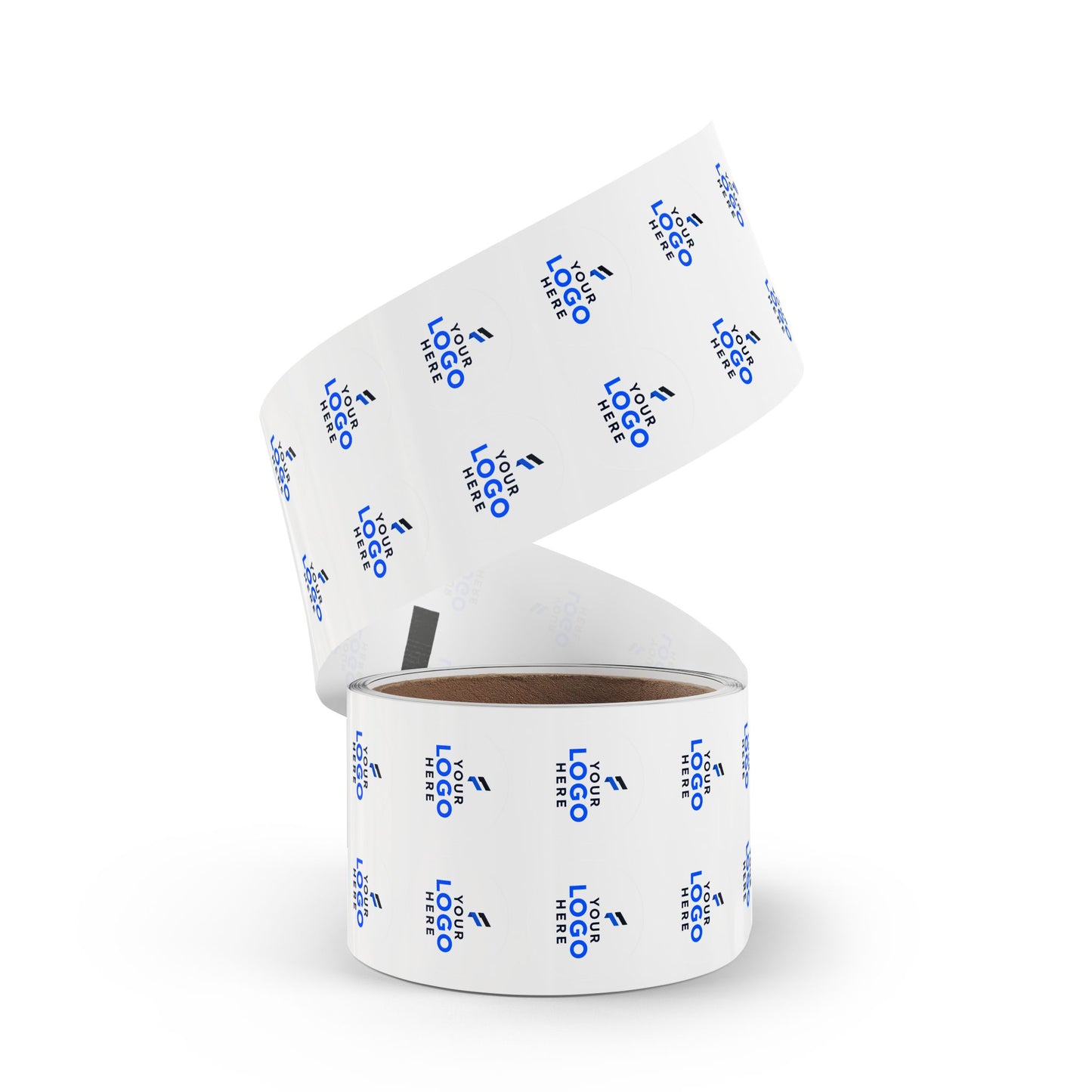 Custom Round Logo Label Stickers – Personalized Roll Stickers for Packaging & Branding