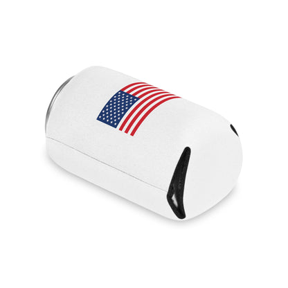 Custom Logo Can Coolers – Bulk American Flag Koozies