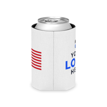 Custom Logo Can Coolers – Bulk American Flag Koozies