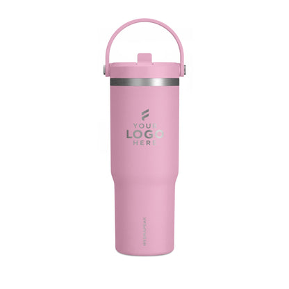 Custom Logo 32oz Tumbler with Handle & Straw