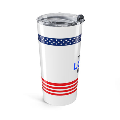 Custom Logo Patriotic Tumblers – Bulk American Flag Travel Mugs