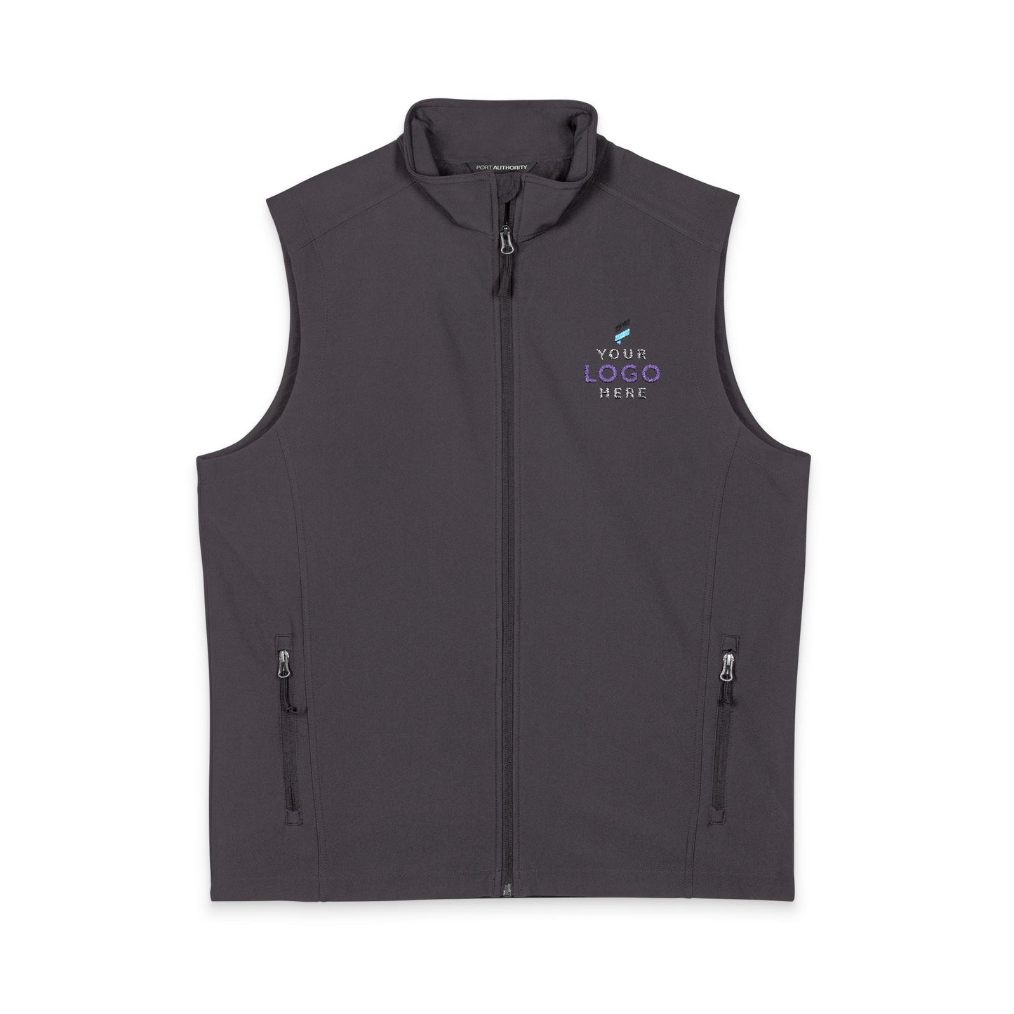 Custom Embroidered Logo Soft Shell Vests – Corporate