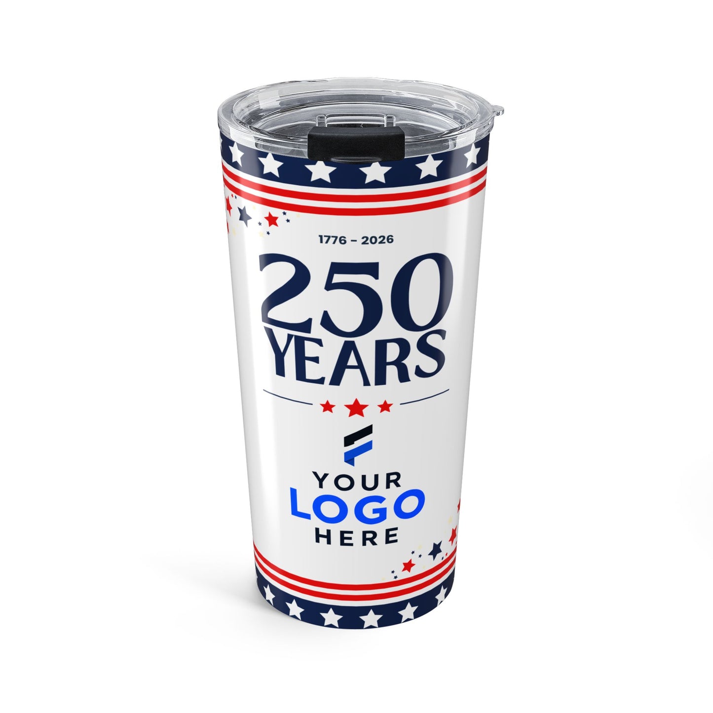 Custom Logo America 250 Tumblers – Bulk Patriotic Travel Mugs