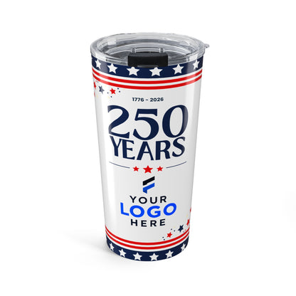 Custom Logo America 250 Tumblers – Bulk Patriotic Travel Mugs